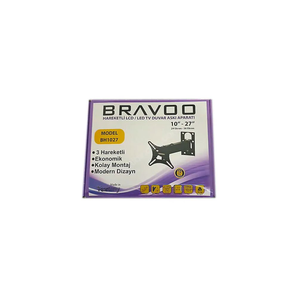 Bravoo BH1027 10'' - 27'' inç Hareketli Askı Aparatı