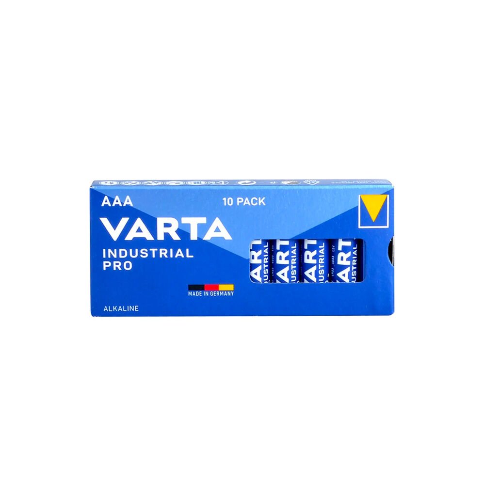 Varta 4003 Endüstriyel Alkalin AAA Size İnce Kalem Pil 10lu