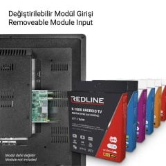 Redline 40'' Modüllü LED Monitör / TV