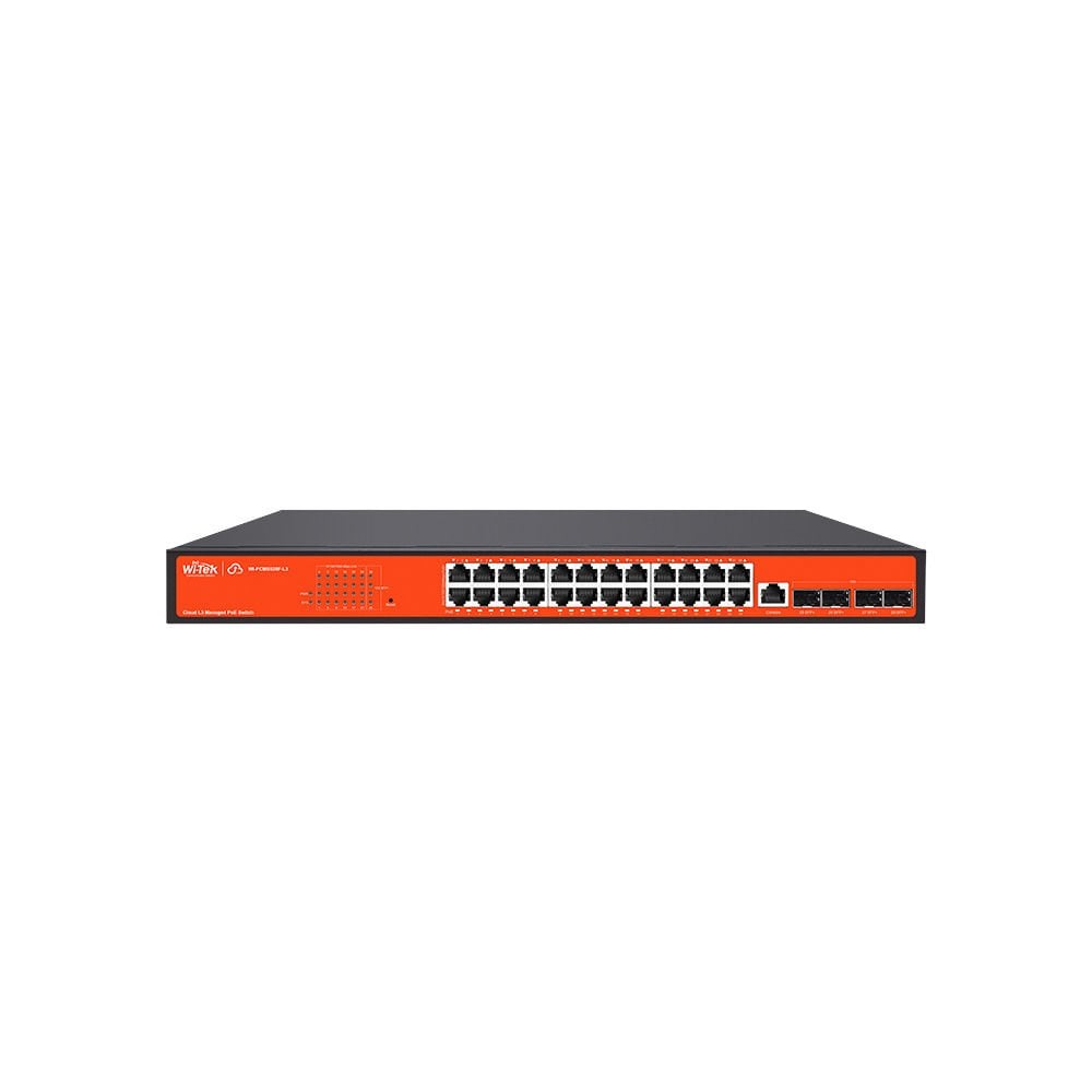 Wi-Tek WI-PCMS528F-L3 Managed Cloud PoE Switch