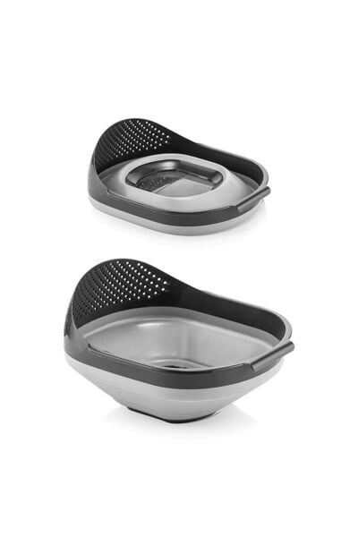 HOMENIVA Katlanır 3 Parça Mutfak Süzgeç Seti – Collapsible Set