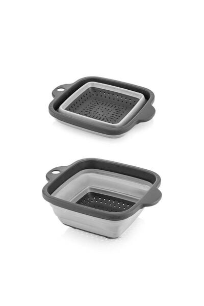 HOMENIVA Katlanır 3 Parça Mutfak Süzgeç Seti – Collapsible Set