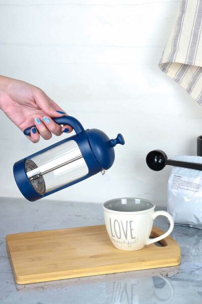 HOMENIVA Tohana French Press 350 ml Lacivert