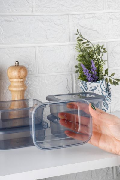 HOMENIVA Lunch Box Kahvaltılık Saklama Kabı 12'li