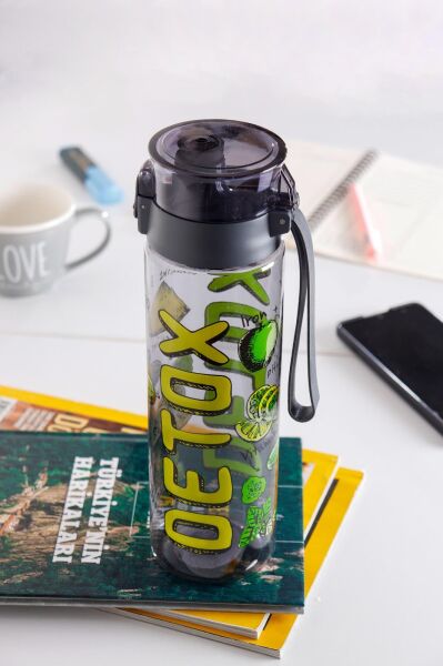 HOMENIVA 1 Adet Desenli Su Matarası 800 ML