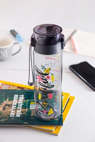 HOMENIVA 1 Adet Desenli Su Matarası 800 ML