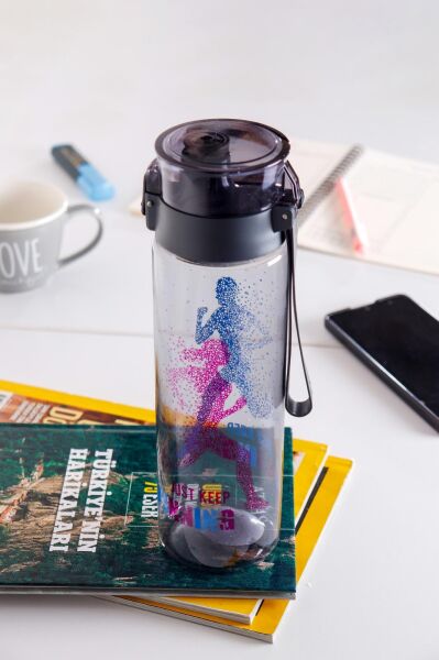HOMENIVA 1 Adet Desenli Su Matarası 800 ML