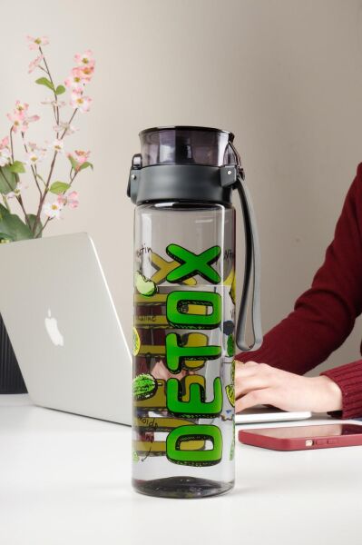 HOMENIVA 1 Adet Desenli Su Matarası 800 ML