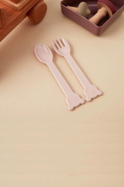 7 Parça Teddy Mama Tabağı – Ayıcık Şekilli Yemek Tabağı Seti Pembe