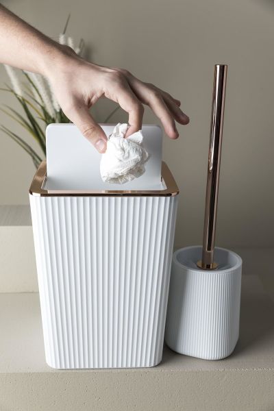 HOMENIVA Arow Akrilik Lüx Banyo Seti, Banyo Takımı 5 Parça