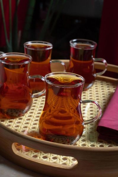 HOMENIVA Borosilikat 6’lı Çay Bardağı 200 ml