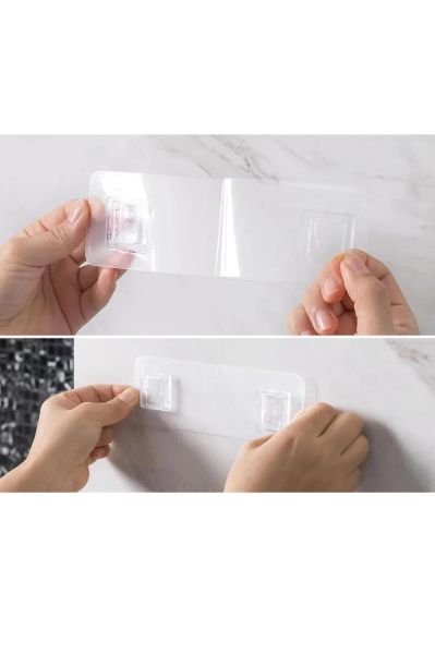 4'lü Yapışkanlı Dolap Içi Organizer, 4'lü Banyo Düzenleyici, Duş Rafı Organizer Şampuanlık