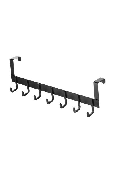 Pratik ve Şık 7'li Kancalı Metal Kapı Arkası Askısı - 45 kg Taşıma Kapasitesi