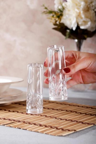 HOMENIVA Agave 2 Adet Cam Tuz ve Karabiberlik Seti – Tuzluk ve Karabiberlik