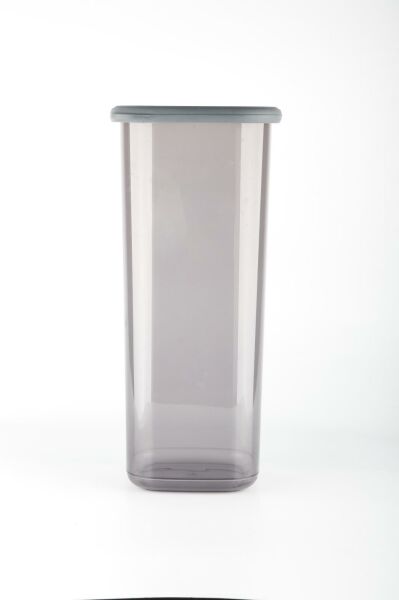 HOMENIVA 12'li Mega Set Kare Erzak Saklama Kabı - 4x 0,55lt 1,2 lt 1,75lt Antrasit
