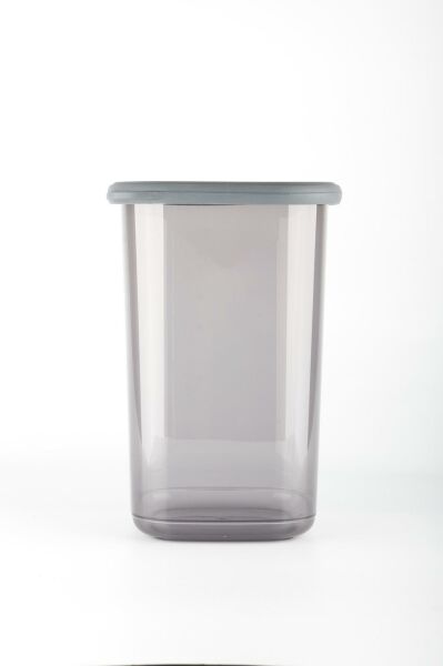 HOMENIVA 12'li Mega Set Kare Erzak Saklama Kabı - 4x 0,55lt 1,2 lt 1,75lt Antrasit