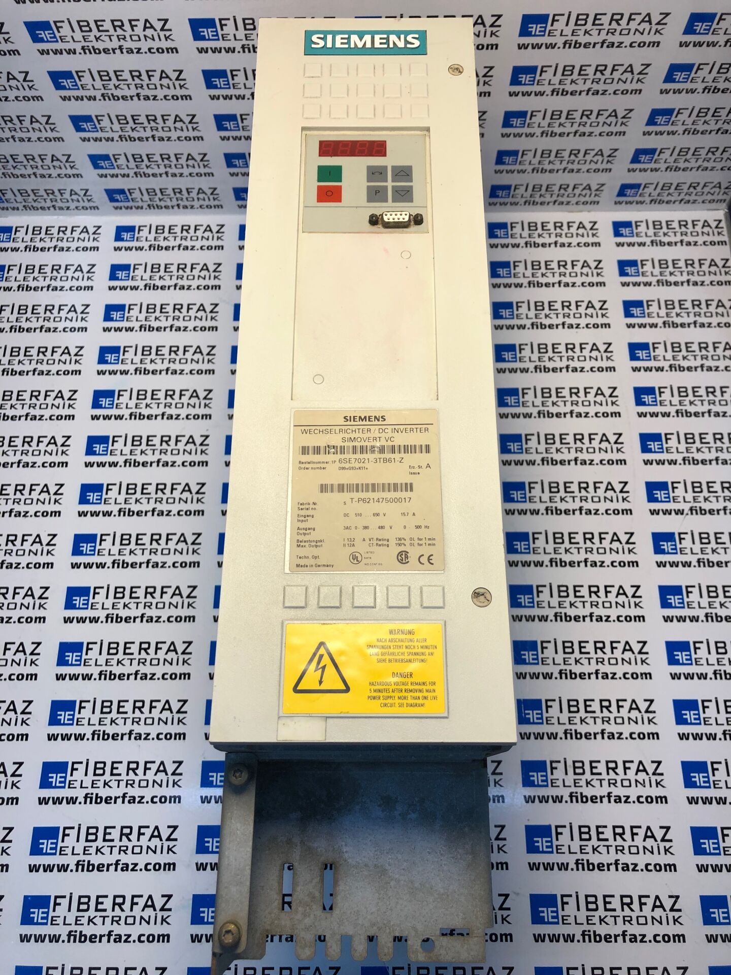 6SE7021-3TB61-Z SIEMENS SIMOVERT MASTERDRIVES SIMOVERT FC