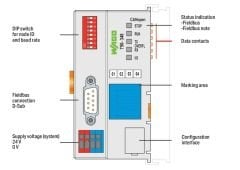 WAGO 750-348   CANopen Fieldbus Kuplor