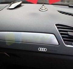 Audi Logo Kapı Kolu Torpido Oto Sticker Çıkartma Yapıştırma 6 Ad