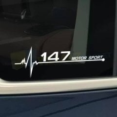 Alfa Romeo Mito Giulia 156 147 159 Kalp Atışı Ritim Oto Sticker