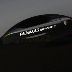 Renault Sport Kapı Kolu Jant Oto Sticker Yapıştırma Etiket 10 Adet