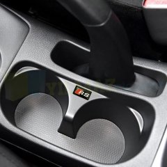 Audi Rs Logo Direksiyon Vites Torpido Damla Oto Sticker Etiket 2 Adet