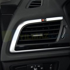 Audi Rs Logo Direksiyon Vites Torpido Damla Oto Sticker Etiket 2 Adet