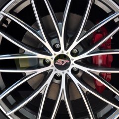 Ford St Logo Amblem Jant Göbeği Oval 56 mm Metal 3M Yapışkanlı 4 Adet Yüksek Kalite