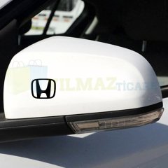 Honda Logo Arma Dikiz Yan Ayna Oto Sticker Yapıştırma Etiket 6 Adet
