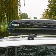 Thule Sweden Oto Sticker Yapıştırma Araba Etiket Çıkartma Aksesuar 16 x 4 Cm 2 Adet