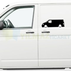 Volkswagen Transporter Basık Araç Oto Sticker Yapıştırma 1 Çift