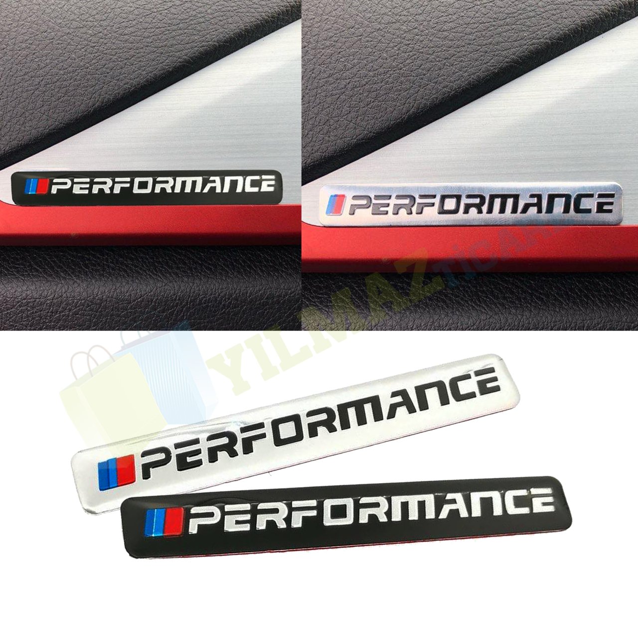 Bmw M Performance Metal Torpido Logo Arma Amblem Metal 1 Adet