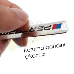 Bmw M Performance Metal Torpido Logo Arma Amblem Metal 1 Adet