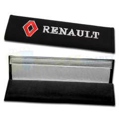 Renault Logo Emniyet Kemer Nakış İşleme Pedi Sünger 2 Adet Yüksek Kalite