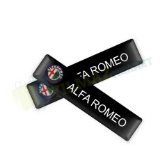 Alfa Romeo Logo Kapı Kolu Torpido Ayna Damla Sticker Etiket 2 Ad
