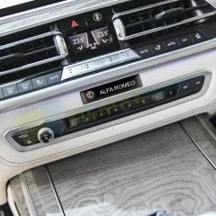 Alfa Romeo Logo Kapı Kolu Torpido Ayna Damla Sticker Etiket 2 Ad