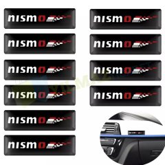 Nissan Nismo Kapı Kolu Torpido Ayna Damla Sticker Etiket 2 Adet