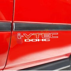 Honda Civic i-Vtec Dohc Yan Kapı Oto Sticker Yapıştırma 2 Adet