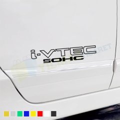 Honda Civic i-Vtec Sohc Yan Kapı Oto Sticker Yapıştırma 2 Ad