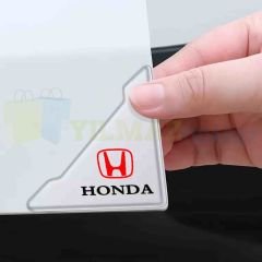 Honda Logo Kapı Kenar Köşe Koruyucu Çarpma Çizilme Önleyici Silikon Şeffaf Damla Etiket 1 Çift