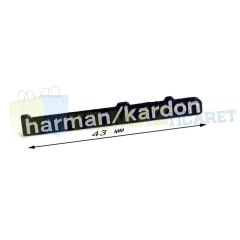 Harman Kardon Hoparlör Logo Yapışkanlı Arma Amblem Metal 2 Adet Yüksek Kalite