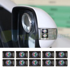 Alfa Romeo Logo Torpido Direksiyon Jant Damla Sticker 2 Adet Etiket
