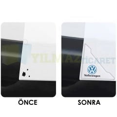 Volkswagen Logo Kapı Kenar Köşe Koruyucu Çarpma Çizilme Önleyici Silikon Şeffaf Damla Etiket 1 Çift