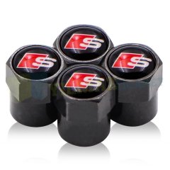 Audi S Line Logo Sibop Kapağı Torpido Direksiyon Damla Oto Sticker 4+4 Adet
