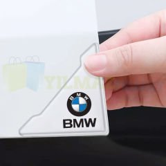 Bmw Logo Kapı Kenar Köşe Koruyucu Çarpma Çizilme Önleyici Silikon Şeffaf Damla Etiket 1 Çift