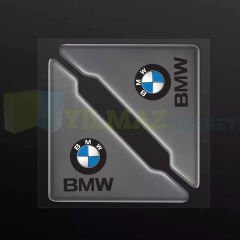 Bmw Logo Kapı Kenar Köşe Koruyucu Çarpma Çizilme Önleyici Silikon Şeffaf Damla Etiket 1 Çift