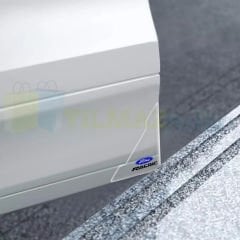 Ford Logo Kapı Kenar Köşe Koruyucu Çarpma Çizilme Önleyici Silikon Şeffaf Damla Etiket 1 Çift