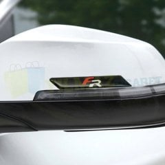Seat Leon Fr Logo Arma Kapı Kolu Direksiyon Yan Dikiz Ayna Damla Silikon Etiket Oto Sticker 2 Adet