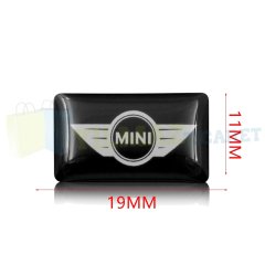 Mini Cooper Logo Torpido Direksiyon Vites Jant Damla Sticker 2 Adet