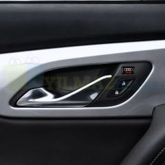 Audi Logo Direksiyon Jant Vites Torpido Damla Etiket Silikon Oto Sticker 10 Adet (18x11 mm Ölçü)
